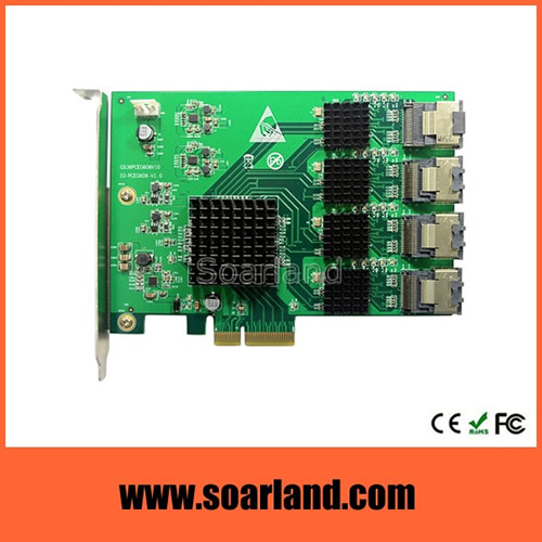 16-Port SATA 3 PCIe Card