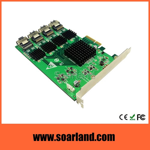 16-Port SATA 3 PCIe Card