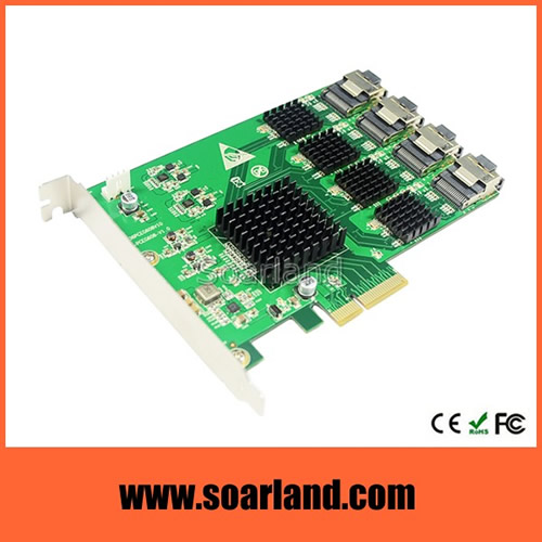16-Port SATA 3 PCIe Card