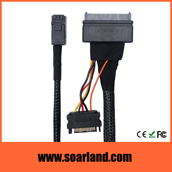 SFF-8643 to SFF-8639 cable