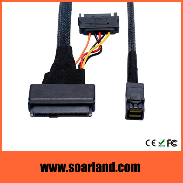 SFF-8643 to SFF-8639 cable