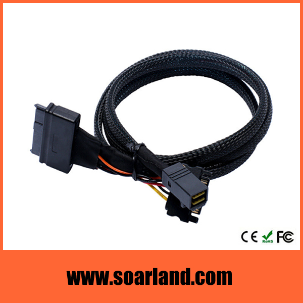 SFF-8643 to SFF-8639 cable