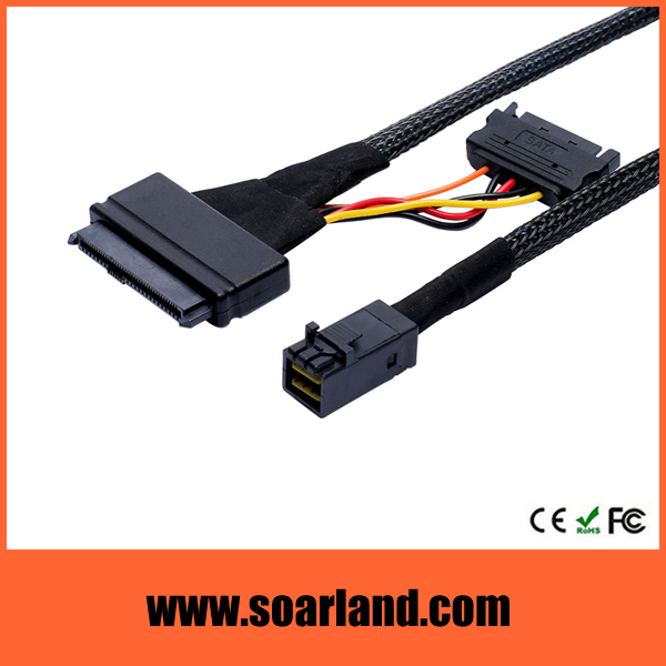 SFF-8643 to SFF-8639 cable