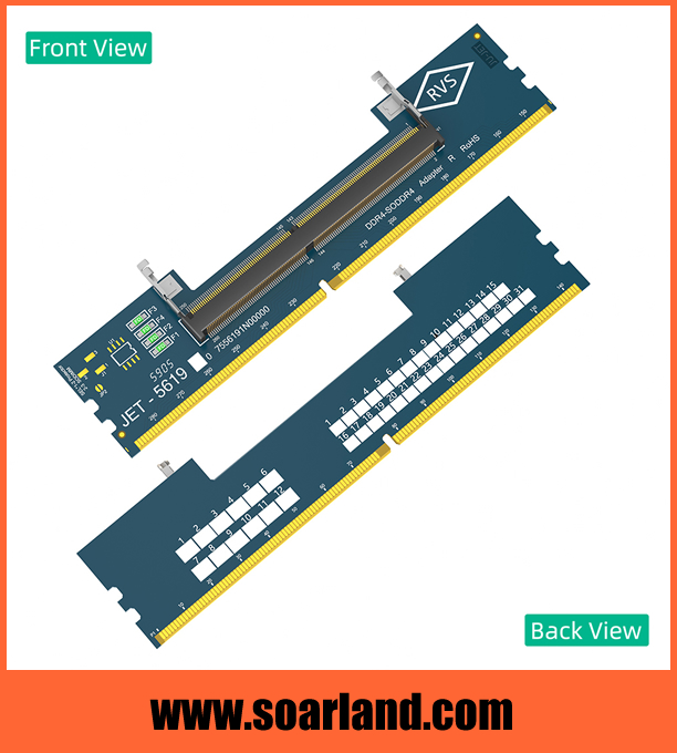 Laptop SO DDR4 RAM to Desktop DDR4 Adapter Card