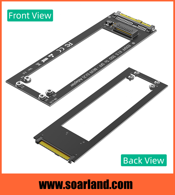 EDSFF SSD to U.2 SFF-8639 Adapter