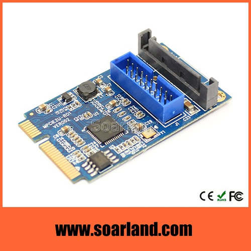 USB 3.0 19 pin to mini PCIe Adapter