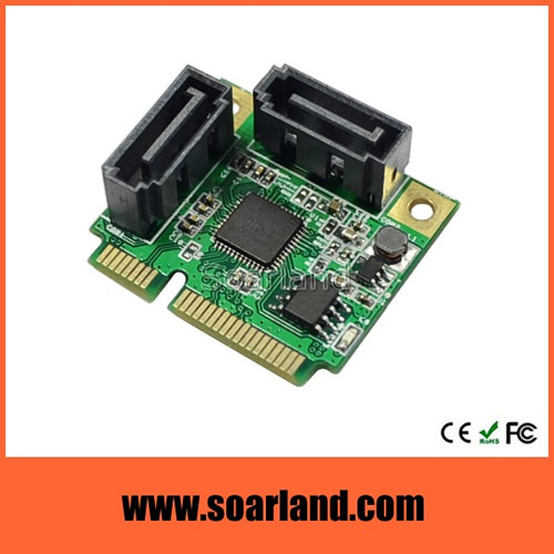 Dual SATA 3 to mini PCIe Adapter