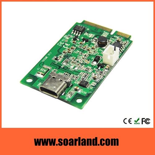 mini PCIe to USB 3.1 type C