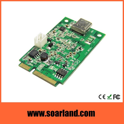 mini PCIe to USB 3.1 type C