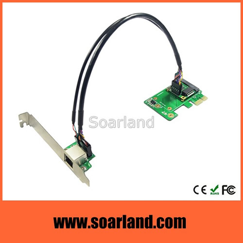 mini PCIe Gigabit Ethernet LAN Card