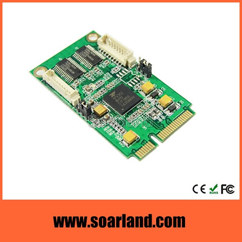 2-Port RS232 mini PCIe Serial Card
