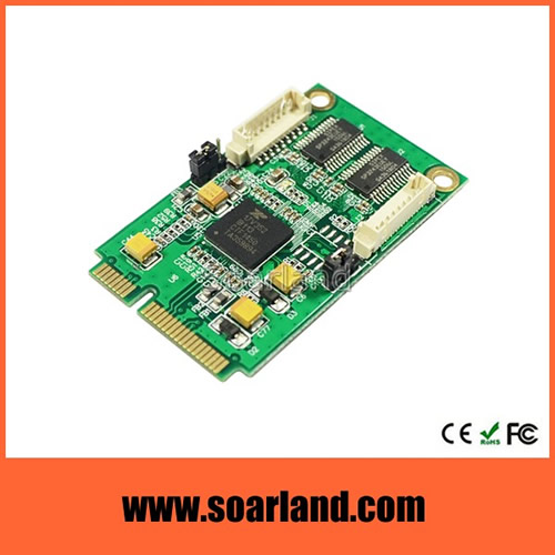 2-Port RS232 mini PCIe Serial Card