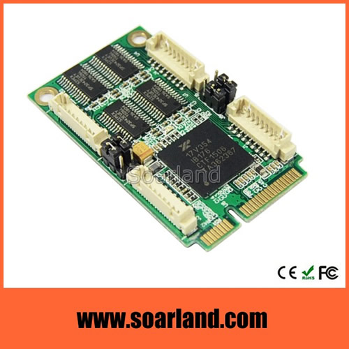 4-Port RS232 mini PCIe Serial Card