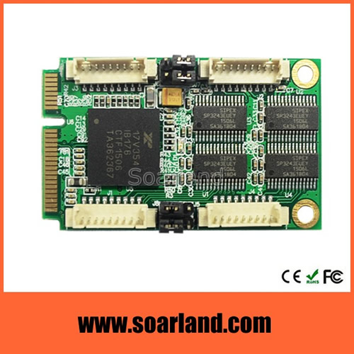 4-Port RS232 mini PCIe Serial Card