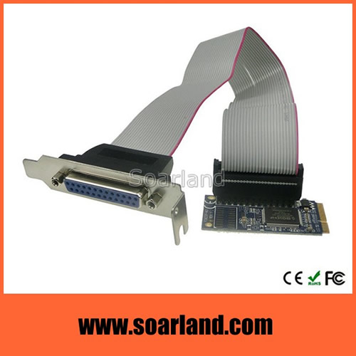mini PCIe Parallel Port Card