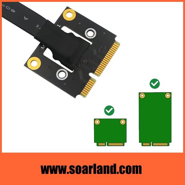 mini PCIe to PCIe x4 Cable