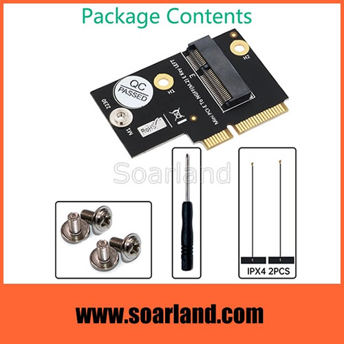M.2 to Half-size mini PCIe Adapter