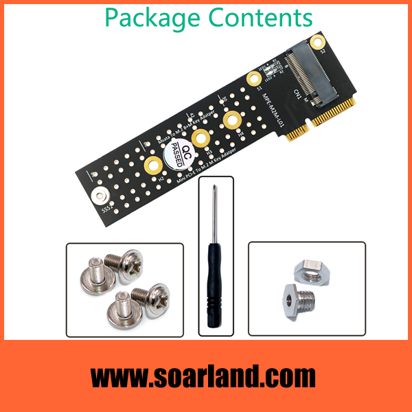 M.2 Key-M to mini PCIe Adapter