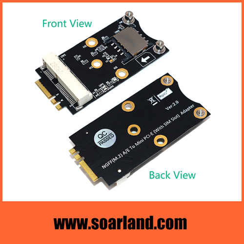 mini PCIe to M.2 Key A+E Adapter