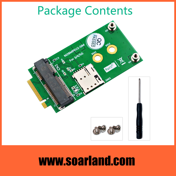 M.2 Key-B to Mini PCIe Adapter for 3G 4G 5G Module