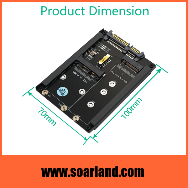 M.2 mSATA to SATA Adapter