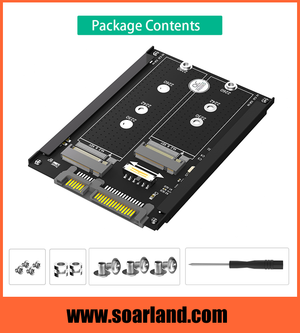 Dual M.2 to SATA Adapter