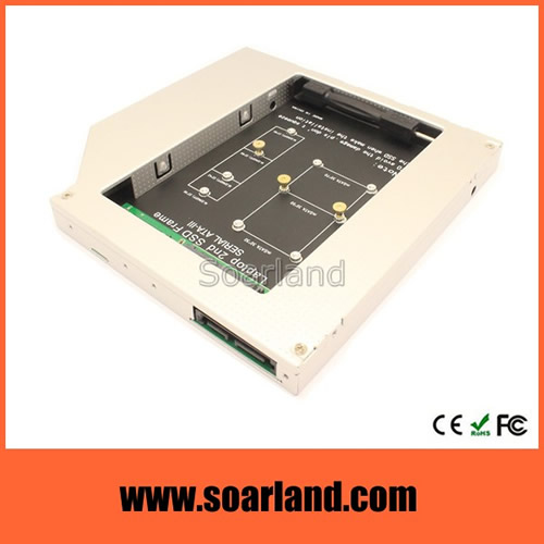 Adaptateur SSD mSATA & M.2 pour lecteur ODD Slim