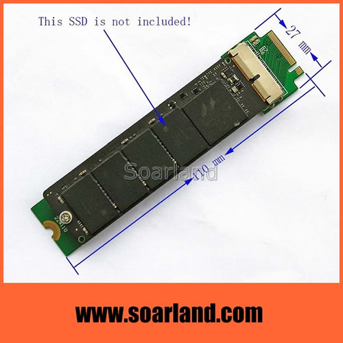 12+16 PIN MacBook SSD to NGFF M.2 Adapter