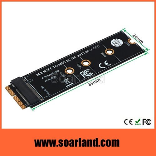 M.2 SSD to Macbook 12+16 Pin Adapter