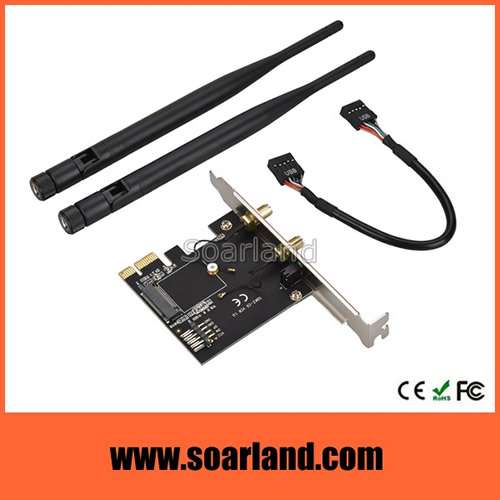 NGFF M.2 to PCIe Wireless Adapter