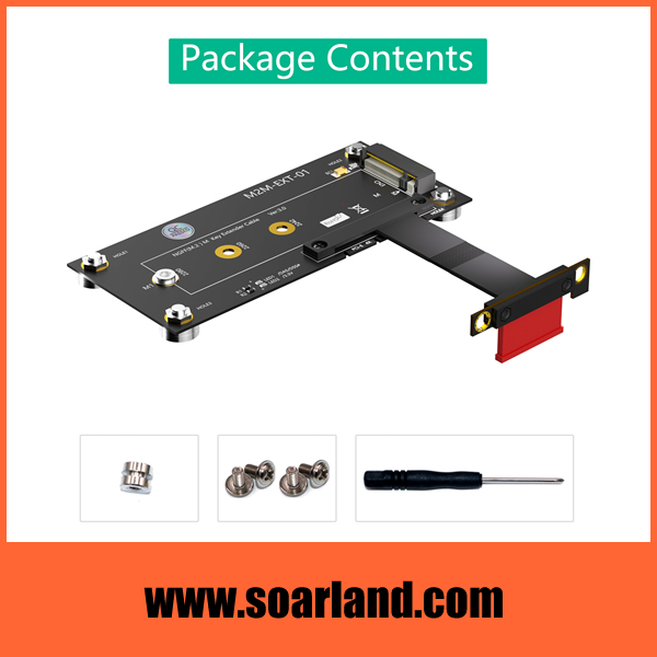 M.2 KEY-M SSD to PCIe x1 Adapter