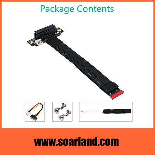 PCIe x4 to M.2 KEY-M Cable Adapter