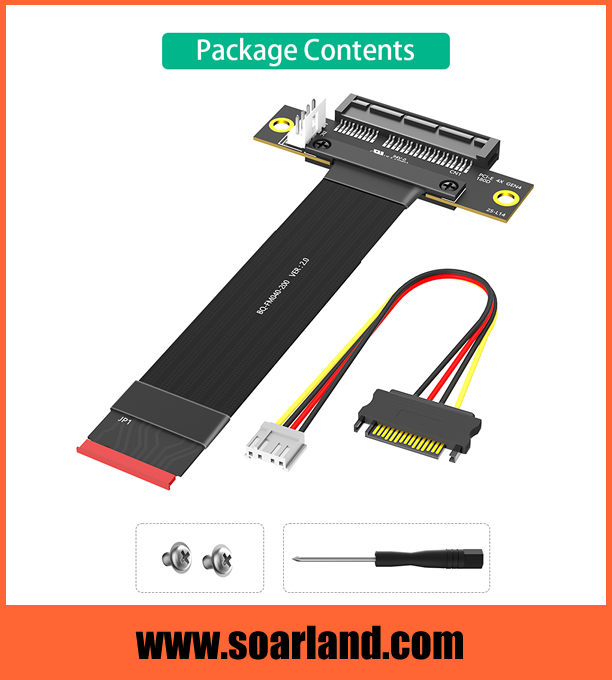 PCIe 4.0 x4 to M.2 Cable Adapter
