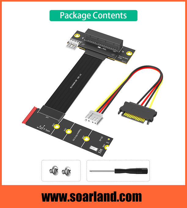 PCIe 4.0 x4 to M.2 Cable Adapter
