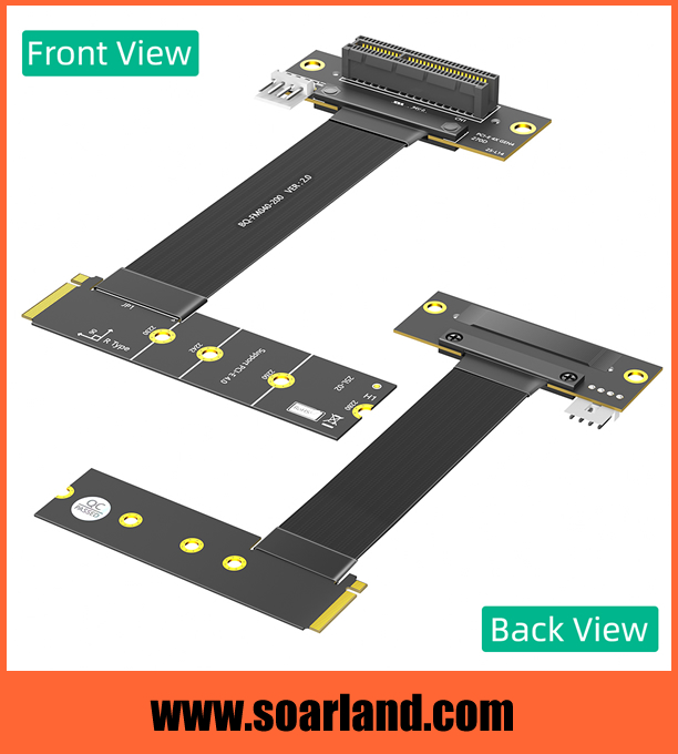 PCIe 4.0 x4 to M.2 Cable Adapter