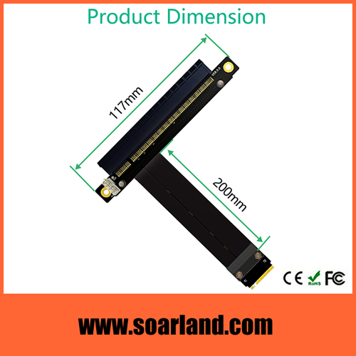 PCIe x4 to M.2 KEY-M Cable Adapter