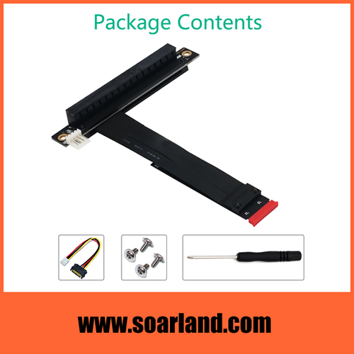 PCIe x16 to M.2 KEY-M Cable Adapter