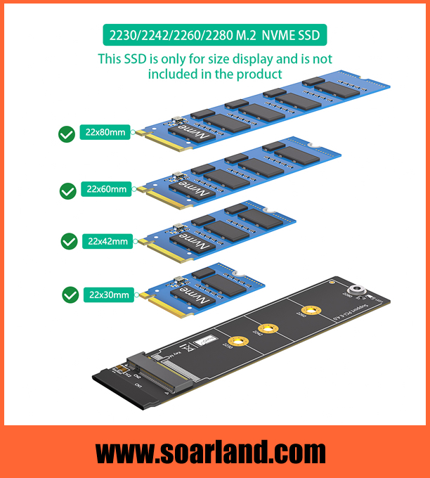 M.2 KEY-M Cable Extender