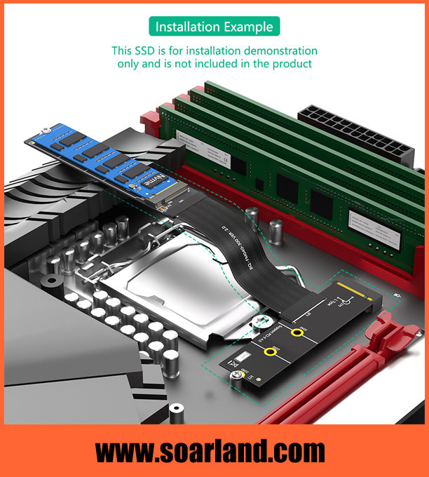 M.2 KEY-M Cable Extender