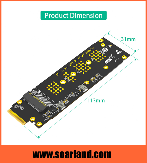 M.2 to EDSFF Adapter