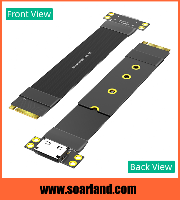 OCuLink SFF-8612 to M.2 KEY-M Cable Adapter