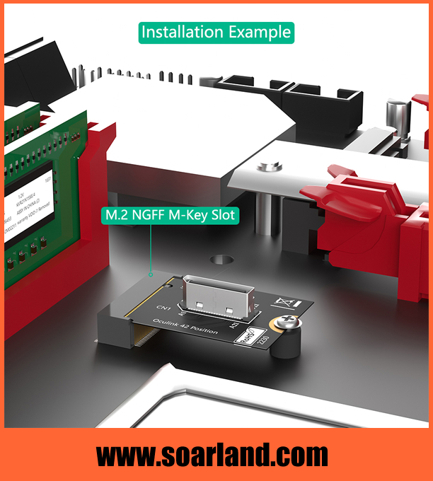 OCuLink SFF-8612 to M.2 Adapter