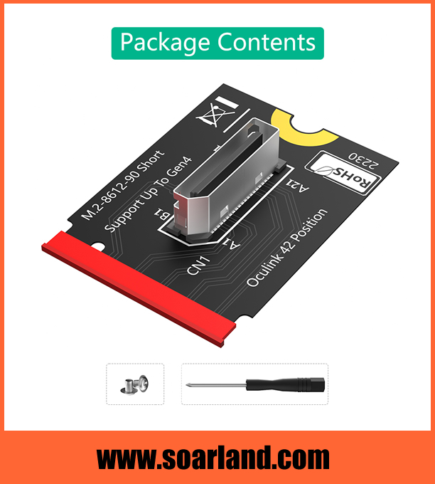 OCuLink SFF-8612 to M.2 Adapter
