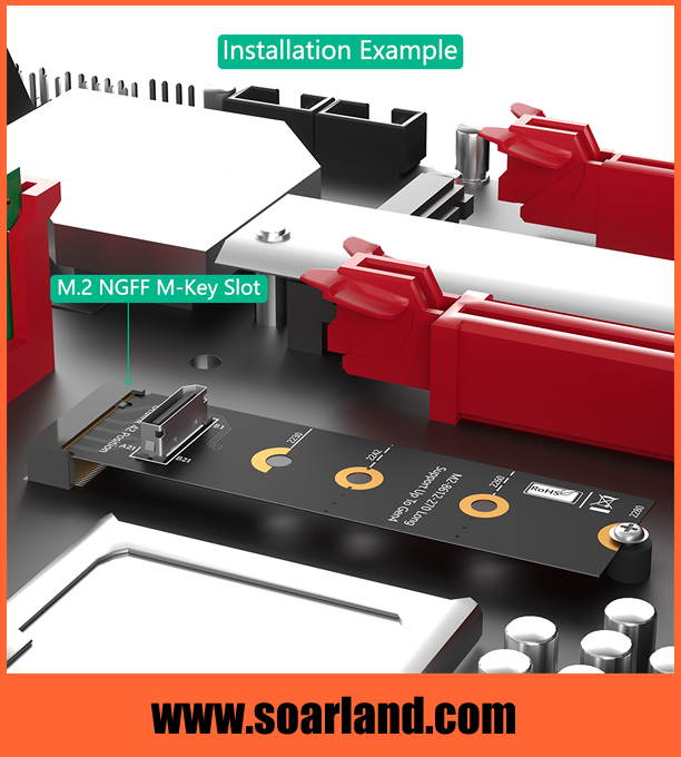 OCuLink SFF-8612 to M.2 Adapter