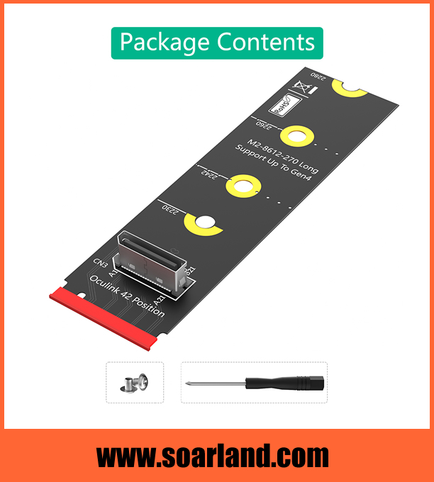 OCuLink SFF-8612 to M.2 Adapter