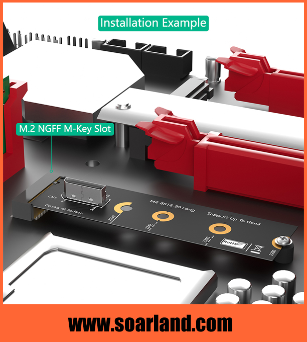 OCuLink SFF-8612 to M.2 Adapter