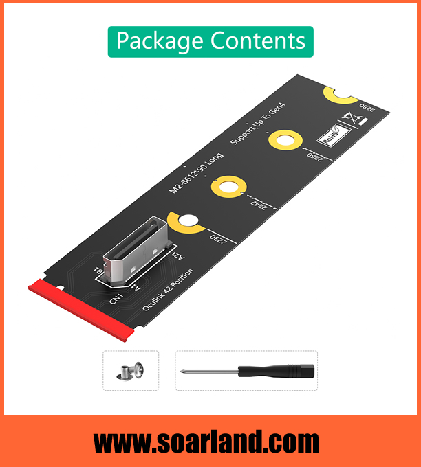 OCuLink SFF-8612 to M.2 Adapter