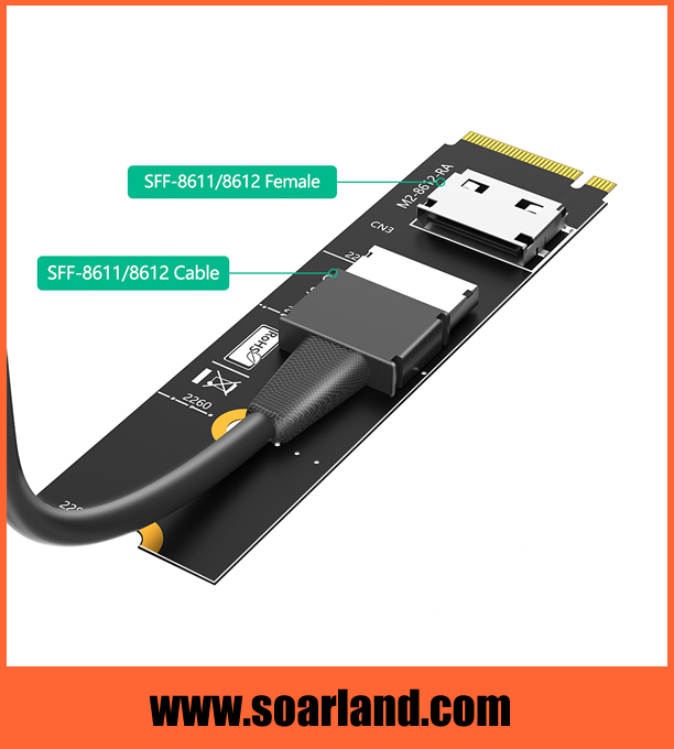 OCuLink SFF-8612 to M.2 Adapter