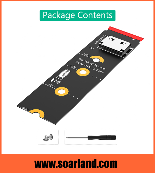 OCuLink SFF-8612 to M.2 Adapter