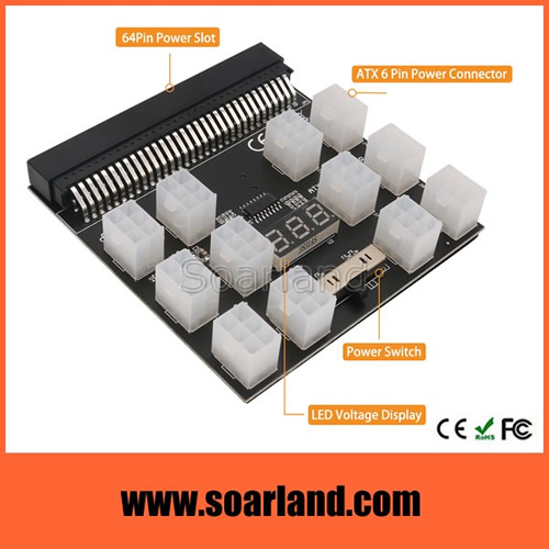 12 Ports Power Supply Breakout Board Adapter